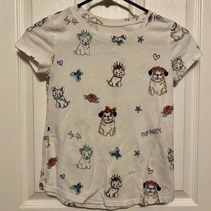 Justice kids puppy t-shirt